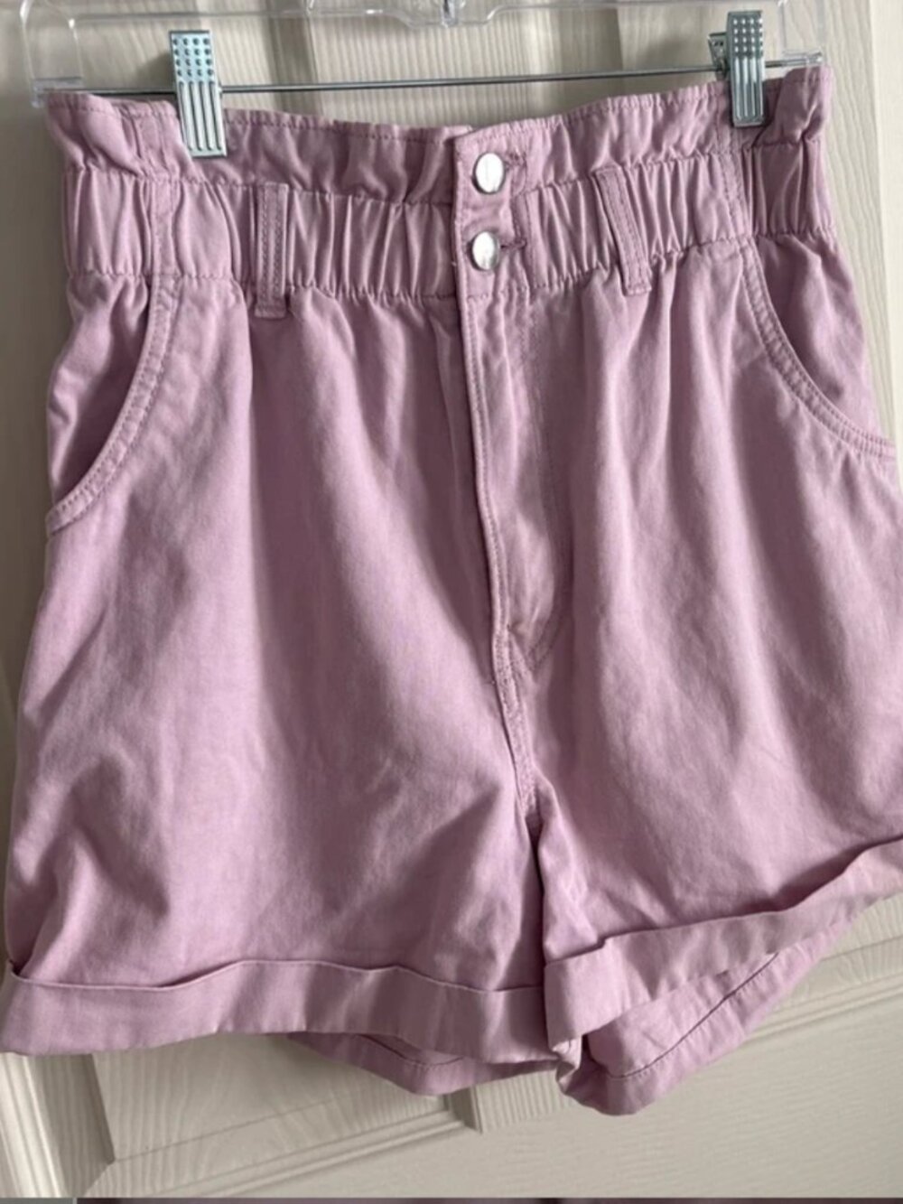 H&M Paper Bag Light Purple  Shorts